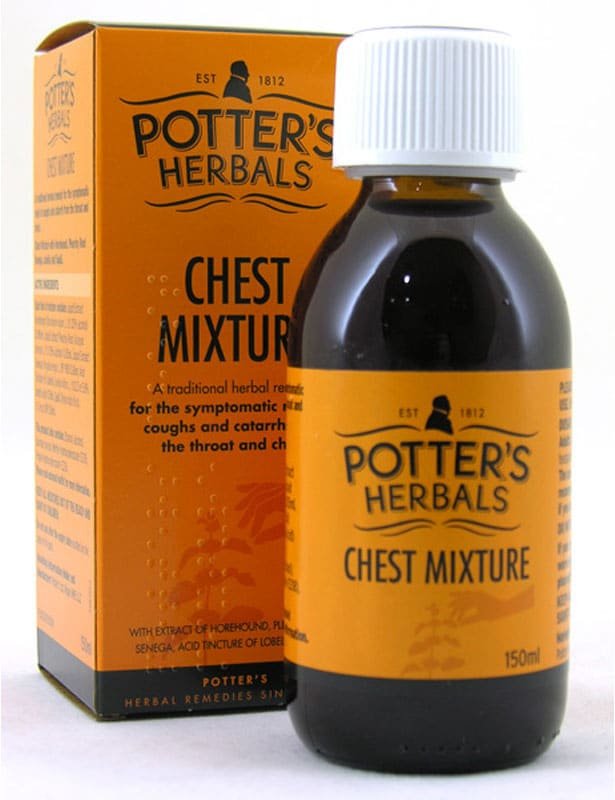 Potters Herbal Chest Mixture 150ml